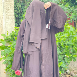 The Espresso Flow Abaya Set