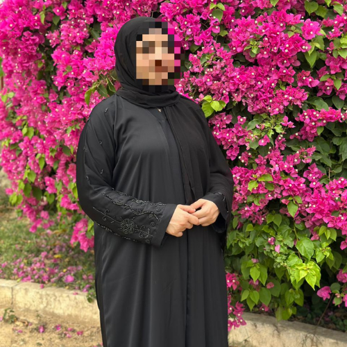 The Midnight Lace Abaya