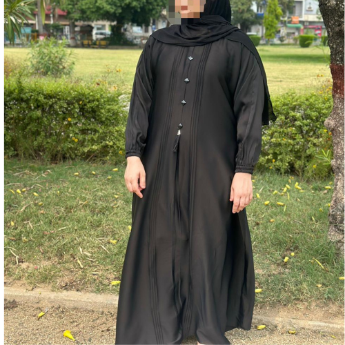 The Midnight Lace Abaya - Image 5