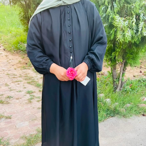 The Noir Classic Abaya - Image 7
