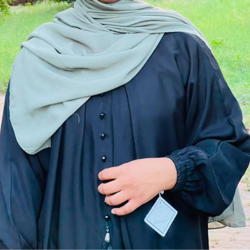 The Noir Classic Abaya - Image 8