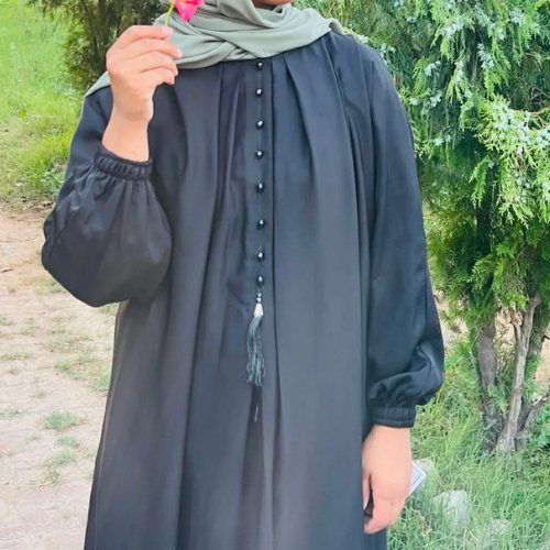 The Noir Classic Abaya - Image 9