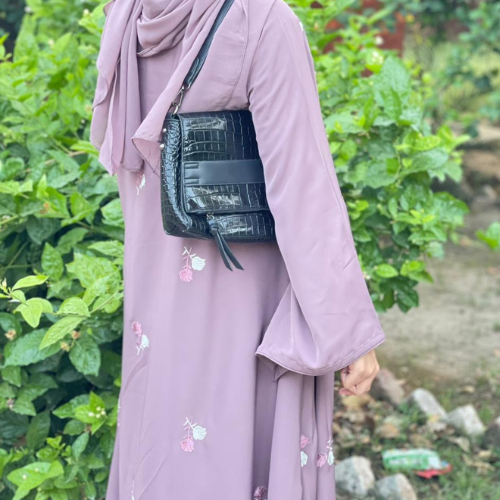The Willow Embroidered Abaya - Image 2