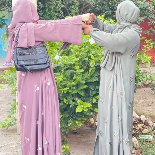 The Willow Embroidered Abaya - Image 4