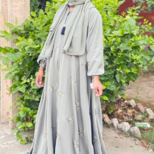 The Serene Embroidered Abaya