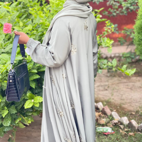 The Serene Embroidered Abaya - Image 6